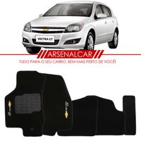 Tapete-Carpete-Preto-Vectra-Gt-2007-2008-2009-2010-2011-Logo-Bordado-2-Lados-Dianteiro