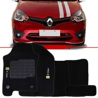 Tapete-Carpete-Preto-Clio-2013-2014-2015-2016-Logo-Renault-Bordado-2-Lados-Dianteiro