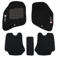 Tapete-Carpete-Preto-Fit-2003-2004-2005-2006-2007-2008-Logo-Bordado-2-Lados-Dianteiro