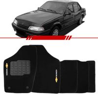 Tapete-Carpete-Preto-Monza-Tubarao-1991-1992-1993-1994-1995-1996-Logo-Bordado-2-Lados-Dianteiro