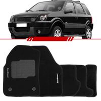 Tapete-Carpete-Preto-Ecosport-2003-2004-2005-2006-2007-2008-2009-2010-2011-2012-Logo-Bordado-2-Lados-Dianteiro