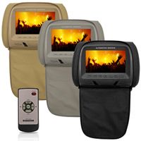 Monitor-Lcd-Tela-Encosto-de-Cabeca-7-Polegadas-com-Controle-Remoto-Cinza