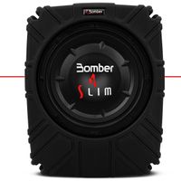 Caixa-de-Som-Selada-Slim-Bomber-Subwoofer-8-Polegadas-175-Watts-Rms-Ativa-com-Amplificador