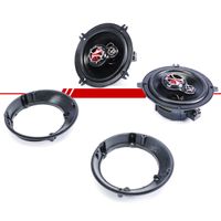 Par-Alto-Falantes-Triaxial-5-Polegadas-Traseiro-Kf224-Gol-1995-1996-1997-1998-1999-2000-2001-2002-2003-2004-2005-2006-2007-2008-4-Portas-com-Suporte