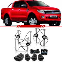 Kit-Vidro-Eletrico-Sensorizado-Ranger-2013-2014-2015-2016-Cabine-Dupla-4-Portas-Completo