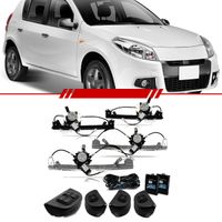 Kit-Vidro-Eletrico-Sensorizado-Sandero-2007-2008-2009-2010-2011-2012-2013-4-Portas-Completo