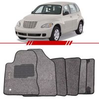 -Tapete-Carpete-Personalizado-Grafite-Pt-Cruiser-2001-2002-2003-2004-2005-2006-2007-2008-2009-2010-2011-Logo-Chrysler-Bordado-2-Lados-Dianteiro