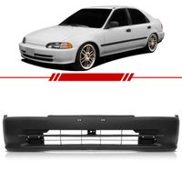 Parachoque-Dianteiro-Civic-Sedan-1992-1993-1994-1995-sem-Furo-Para-Milha