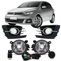 Kit-Farol-de-Milha-Auxiliar-Volkswagen-Gol-G7-2016-2017-com-Grade-Aro-Cromado-Botao-Modelo-Original