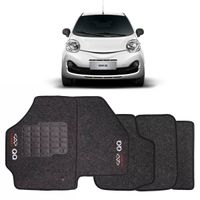 Tapete-Carpete-Personalizado-Grafite-Chery-Qq-2010-2011-2012-2013-2014-Logo-Bordado-2-Lados-Dianteiro
