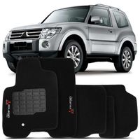 Tapete-carpete-pajero-full-preto-2002-2003-2004-2005-2006-2007-2008-2009-2010-2011-2012-2013-2014-logo-mitsubishi-bordado-2-lados-dianteiro