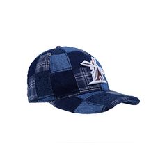 Bone-Giulianno-Fiori-Patchwork-Bryan-Personalizado-Logo-Moinho-Branco-Com-Marrom-Strapback-Adulto-Aba-Curva