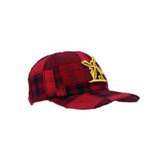 Bone-Giulianno-Fiori-Patchwork-Dennis-Personalizado-Logo-Moinho-Amarelo-Com-Preto-Strapback-Adulto-Aba-Curva