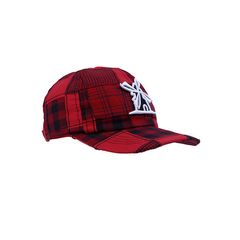 Bone-Giulianno-Fiori-Patchwork-Dennis-Personalizado-Logo-Moinho-Branco-Com-Preto-Strapback-Adulto-Aba-Curva