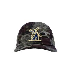 Bone-Giulianno-Fiori-Patchwork-Jack-Personalizado-Logo-Moinho-Amarelo-Com-Azul-Strapback-Adulto-Aba-Curva