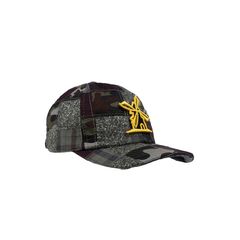 Bone-Giulianno-Fiori-Patchwork-Jack-Personalizado-Logo-Moinho-Amarelo-Com-Preto-Strapback-Adulto-Aba-Curva