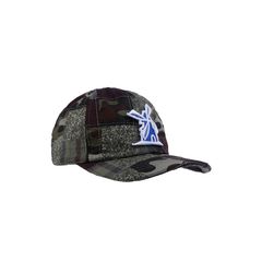 Bone-Giulianno-Fiori-Patchwork-Jack-Personalizado-Logo-Moinho-Branco-Com-Azul-Strapback-Adulto-Aba-Curva