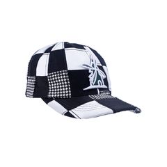 Bone-Giulianno-Fiori-Patchwork-Justin-Personalizado-Logo-Moinho-Branco-Com-Verde-Strapback-Adulto-Aba-Curva