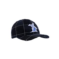 Bone-Giulianno-Fiori-Patchwork-Kevin-Personalizado-Logo-Moinho-Branco-Com-Azul-Strapback-Adulto-Aba-Curva