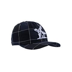 Bone-Giulianno-Fiori-Patchwork-Kevin-Personalizado-Logo-Moinho-Branco-Com-Preto-Strapback-Adulto-Aba-Curva