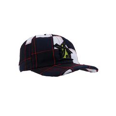 Bone-Giulianno-Fiori-Patchwork-Richard-Personalizado-Logo-Moinho-Preto-Com-Verde-Strapback-Adulto-Aba-Curva
