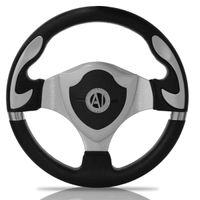Volante-Esportivo-Automotive-Imports-Muscle-Prata-320mm