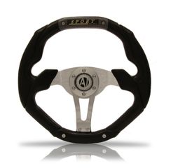 Volante-Esportivo-Automotive-Imports-Magma-Cinza-350mm
