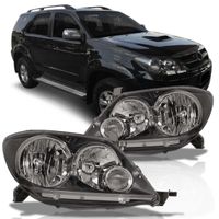 Farol-Hilux-Sw4-2005-2006-2007-2008-Mascara-Negra