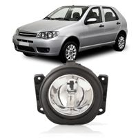 Farol-de-Milha-Auxiliar-Fiat-Palio-G3-2004-2005-2006-2007-2008-2009-2010-2011-2012-Weekend-Marea-Brava-Strada-Adventure-Locker-Siena-G3-com-Ferradura-e-Moldura