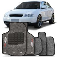 Tapete-Carpete-Audi-A3-Grafite-1997-1998-1999-2000-2001-2002-2003-2004-2005-2006-Logo-Bordado-2-Lados-Dianteiro