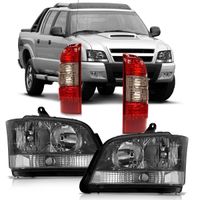 Combo-Chevrolet-S10-2001-2002-2003-2004-2005-2006-2007-2008-2009-2010-2011-Farol-Mascara-Cinza---Lanterna-Traseira-Fume-