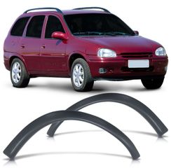 Alargador-Moldura-do-Para-lama-Dianteiro-Chevrolet-Corsa-Wagon-1994-1995-1996-1997-1998-1999-Preto-Poroso-