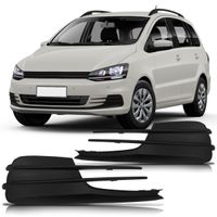 Moldura-Grade-Lateral-Para-choque-Dianteiro-Volkswagen-Fox-Spacefox-2015-2016-2017-sem-Furo-para-Milha