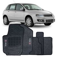 Tapete-Carpete-Fiat-Stilo-2008-2009-2010-2011-Logo-Bordado-2-Lados-Dianteiro-Grafite