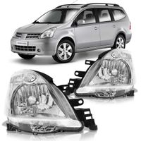 Farol-Nissan-Livina-Grand-Livina-2009-2010-2011-2012-2013-2014-Mascara-Cromada