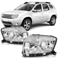 Farol-Renault-Duster-2012-2013-2014-Mascara-Cromada