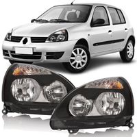 Farol-Renault-Clio-2003-2004-2005-2006-2007-2008-2009-2010-2011-2012-Mascara-Negra