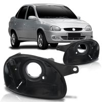 Carcaca-do-Farol-Principal-Chevrolet-Corsa-2000-2001-2002-2003-2004-2005-2006-2007-2008-2009-2010-Foco-Simples