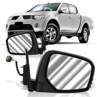 Retrovisor-Externo-L200-Triton-2008-2009-2010-2011-2012-2013-Pajero-Dakar-Eletrico-Cromado-