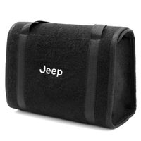 Bolsa-De-Ferramentas-Carpete-Preto-Para-Linha-Jeep-Logo-Bordado