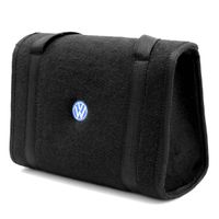 Bolsa-De-Ferramentas-Carpete-Preto-Para-Linha-Volkswagen-Logo-Bordado