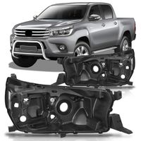 Carcaca-Farol-Principal-Toyota-Hilux-2016-2017-Foco-Duplo