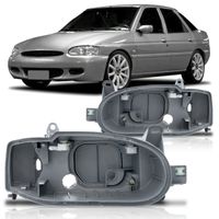 Carcaca-Farol-Principal-Escort-Zetec-Hatch-Sedan-Sw-1997-A-2002-Cinza