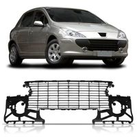 Grade-Moldura-Para-choque-Dianteiro-Peugeot-307-2007-2008-2009-2010-2011-2012-Encaixes-Acabamentos
