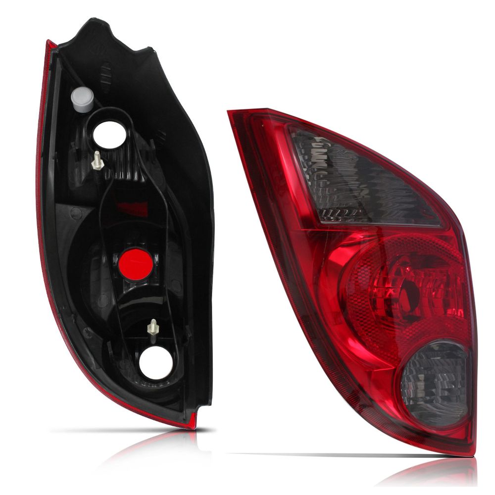 Combo Celta 2007 A 2015 Par Farol Máscara Negra + Par Lanterna Traseira