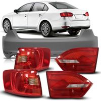 Combo-Jetta-2011-A-2014-Parachoque-Traseiro-Primer---Par-Lanterna-Traseira-Canto-Bicolor---Par-Lante