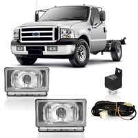 Kit-Farol-De-Milha-F250-F350-1998-A-2011-Retangular-Cristal-Universal