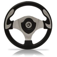 Volante-Esportivo-Black-Widow-Prata-320Mm