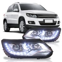 -Par-Farol-Daylight-Tiguan-2012-A-2016-Com-Projetor-Mascara-Negra-Led-