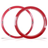 Aro-Vermelho-Sobre-Roda-Aro-15-Polegadas-Universal-Fixado-Por-Pressao
